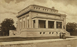 Amenities Gallery: Public Library, Marysville, Yuba County, California, USA