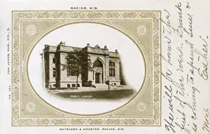 Racine Prints: Public Library, Racine, Wisconsin, USA