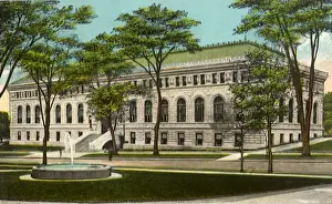 Hampden Prints: The Public Library. Springfield. Date: 1920
