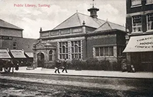 Confectioner Prints: Public Library, Tooting, London