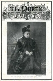 Images Dated 13th November 2018: Publication on the death of Queen Victoria 1901