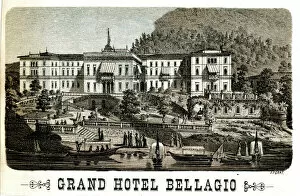 Hotels Collection: Publicity Card, Hotel Bellagio, Lake Como, Italy