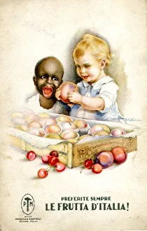 Prefer Collection: Publicity card, Always prefer fruit from Italy