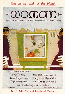 Images Dated 14th September 2018: Publicity leaflet, First Edition of Woman Magazine