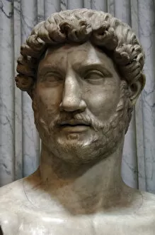 Images Dated 9th April 2009: Publio Aelio Hadrian (76-138). Roman Emperor (117-138). Bust