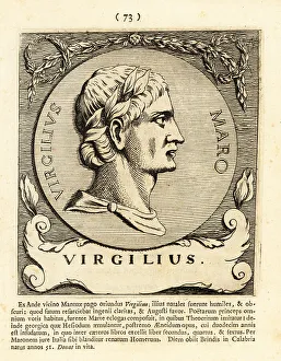 Gods And Heroes Prints: Publius Vergilius Maro, Latin poet