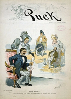 Puck hopes - that Philadelphia will follow the good example Puck hopes - that Philadelphia will follow the good example