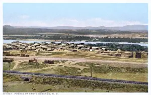 Domingo Prints: Pueblo of Santo Domingo, New Mexico, USA