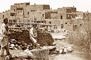 Pueblo Taos Indians Mexico early 1900s