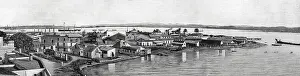 Antilles Prints: Puerto Rico - San Juan - Neighborhood of La Marina and bay