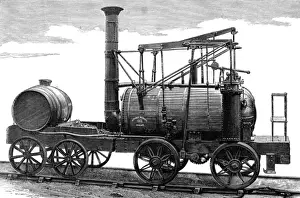 Wylam Prints: Puffing Billy, Hedleys improved Wylam engine