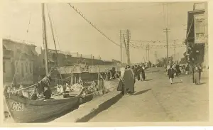 Iraqi Prints: Pulley Bridge, Ashar Creek, Basra, Iraq, WW1