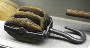 Riga Prints: Pulley. Late 19th century. Museum of History and Navigation