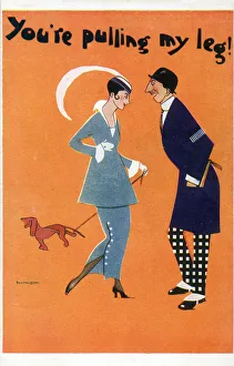 Images Dated 26th April 2021: You re pulling my leg! Date: early 20th century