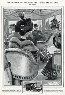 Omnibus Prints: Pullman Luxury Motor Bus 1908