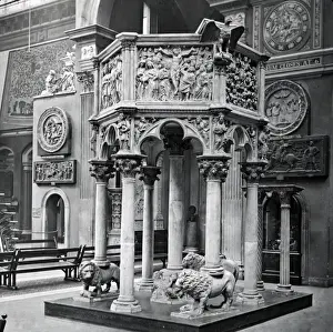 Baptistry Prints: Pulpit in Baptistry, Pisa
