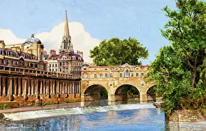 Pulteney Bridge, Bath, Somerset