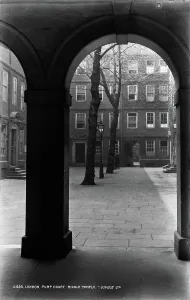 Reveals Prints: Pump Court, Middle Temple, London