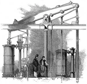 Images Dated 13th November 2004: The Pumping Engine for Trafalgar Square Fountains, London, 1