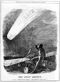 Images Dated 7th September 2016: Punch comment on Halleys Comet - 1910