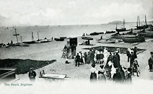 Judy Prints: Punch and Judy Show on Brighton Beach - East Sussex