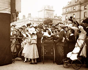 Llandudno Collection: Punch and Judy Show Llandudno Wales Victorian period
