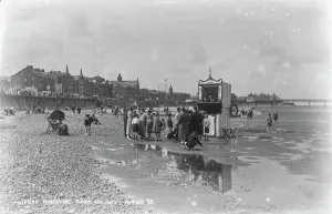 Judy Prints: Punch and Judy Show at Morecambe Beach