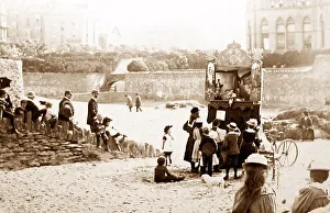 Judy Prints: Punch and Judy Show, Wilder beach, Ilfracombe