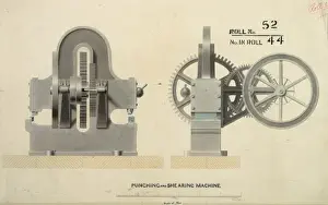 Bridgewater Prints: Punching and shearing machine