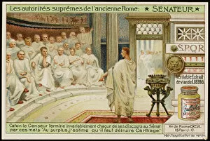 Senate Gallery: Punic War, Cato & Senate