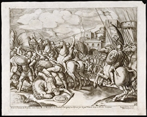 Scipio Africanus defeats Hannibal at Battle of Zama