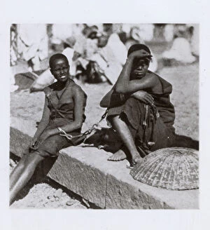 Abyssinia Gallery: Punishment of female debtors in Abyssinia (Ethiopia)