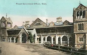 Shimla Prints: Punjab Government Offices - Shimla