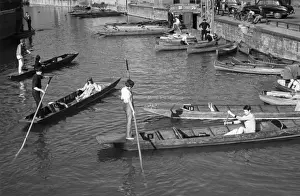 Recreational Prints: Punting on the River Cam