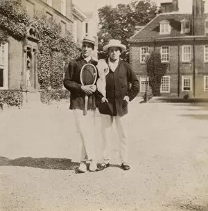 Teenage Collection: Two pupils at Marlborough College, Wiltshire
