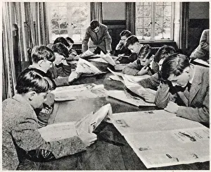 Current Prints: Pupils at Wellington College keeping in touch with current events