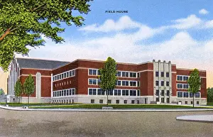 Lafayette Prints: Purdue University, Lafayette, Indiana, USA - Field House