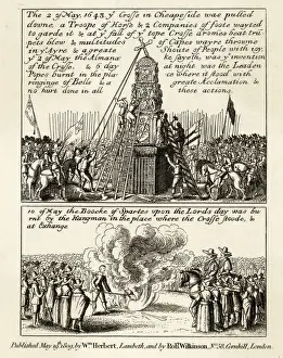 Texts Prints: Puritan demonstrations against monarchy, 1643