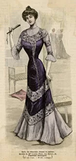 Accordian Gallery: Purple Dress 1899