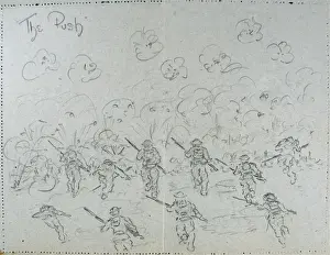 The Push - German Field Postcard