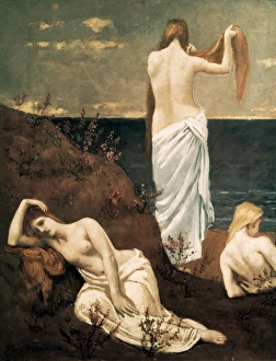 PUVIS de CHAVANNES, Pierre (1824-1898). Young