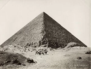 Archeology Collection: Pyramid of Cheops, Giza, Egypt, c. 1890 s