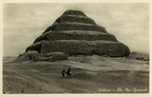 Images Dated 14th December 2015: Pyramid of Djoser - The Step Pyramid - Saqqara, Egypt