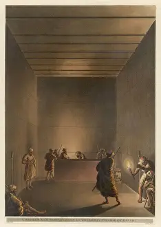 Egypt Prints: Pyramid interior