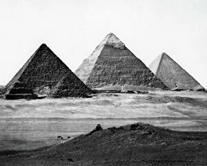 Desert Collection: Three pyramids, Egypt