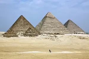Pyramids of Giza in Cairo, Egypt