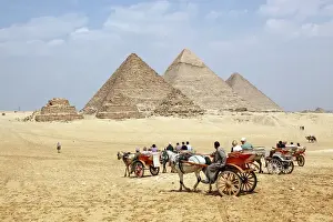 Pyramids of Giza in Cairo, Egypt
