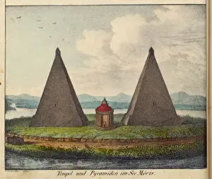 Pyramids Prints: Pyramids Lake Moeris