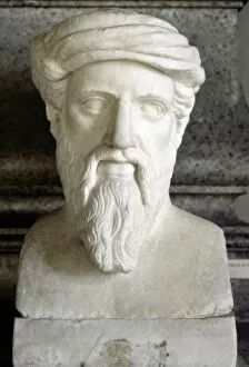 Mathematics Collection: Pythagoras of Samos (570 BC-495 BC). Ionic Greek philosopher