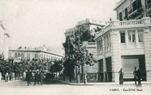 Qasr El Nil Street in downtown Cairo, Egypt